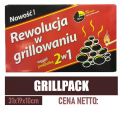 Grill Pack - węgiel z podpałką 2w1 - Wyprzedaż/Hurt - zdjęcie 1
