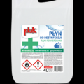 PLAK - Płyn do dezynfekcji rąk i powierzchni (Alkohol 72%) 4 L