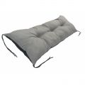Poduszka na ławkę ogrodową, huśtawkę 120x50 cm szara - zdjęcie 1
