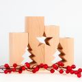 Drewniane choinki, świeczniki, pudełeczka - zdjęcie 1