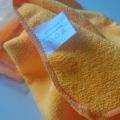 Ścierki z mikrofibry pętelkowej pomarańczowe 40x40cm - 300g - zdjęcie 1