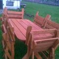 Meble ogrodowe - zestaw stół i 6 krzeseł - zdjęcie 4