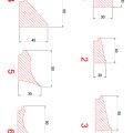 Wyprzedaż tanie ramy do obrazów listwy 3,05m, różne wzory - zdjęcie 2