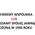 Przyjmę wspólnika lub sprzedam dochodową 26-letnią Sp.J. - importer