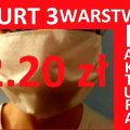 Maska 2.20 hurt 3 warstwy atest