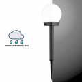 Lampa ogrodowa solarna biała kula śr. 10 cm - zdjęcie 3