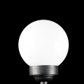 Lampa ogrodowa solarna kula biała śr. 15 cm - zdjęcie 4