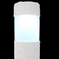 Lampa ogrodowa solarna o fakturze kamienia 38 cm - zdjęcie 2