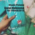 Maseczki ochronne 3 warstwy zielone - zdjęcie 3