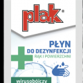 PLAK - Płyn do dezynfekcji rąk i powierzchni (Alkohol 72%) 1 L