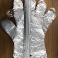 Rękawiczki HDPE, zrywki jednorazowe z dziurką - zdjęcie 2