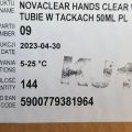 Novaclear HandsClear Tuba 50ml Biobójczy żel - zdjęcie 3