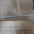 Rękawiczki foliowe HDPE zrywki z dziurką rozm. L - zdjęcie 1