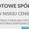 Gotowa spółka z o.o. - sprzedaż spółki w dobrej cenie