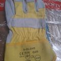 Rękawice robocze - S-Gloves Ringo z dwoiny bydlęcej, całodłonicowe - zdjęcie 1