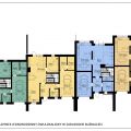 Działka z projektem szeregowca 4 segmenty - zdjęcie 3