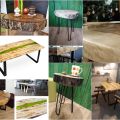 Producent stoły biurka z drewna loft żywica nawiąże współpracę - zdjęcie 4