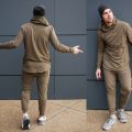 Spodnie klasyczne bawełniane KHAKI Polska marka streetwear Producent - zdjęcie 3