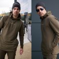 Bluza z kapturem KHAKI Polska marka STREETWEAR Producent dresów - zdjęcie 3