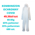 Kombinezon Ochronny 80-85g, rozm. XL,  680 sztuk