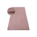 Pluszowy gęsty dywan RABBIT 80x160cm kolor różowy - zdjęcie 1