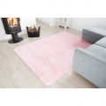 Pluszowy mięciutki dywan VELVET BUNNY 80x160cm kolor pudrowy róż - zdjęcie 2
