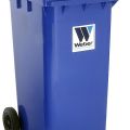 Weber pojemnik kosz na śmieci odpady 240L EN 840 - zdjęcie 1