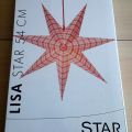 Lampa gwiazda papierowa Lisa Star 54 cm - zdjęcie 3