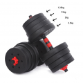 Hantle 30kg, zestaw 2x15kg, ciężarki, gryf+łącznik - zdjęcie 2