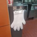 Polskie zrywki rękawiczki foliowe, 0,,44 rękawice foliowe HDPE, - zdjęcie 2