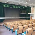 Aula widowiskowa z garderobą dla artystów, nowoczesna z pom. biurowymi