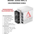 Antminer E9 3000MTH koparka kryptowalut fv23% kolokacja 40gr
