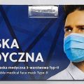 Maska medyczna Typ - II Niebieska Polski Producent