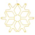 Śnieżynka śnieg neon lampka świąteczna LED 60cm