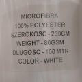Mikrofibra pościelowa w kolorze białym - zdjęcie 2