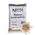 Pellet drzewny SEVEN 100% A1 en plus 6mm worki (15kg) import-export - zdjęcie 2