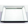 Dekoracyjna taca lustrzana szklana kwadratowa 36x36x3 cm - zdjęcie 2