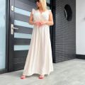 Sukienka maxi zwiewna - 6 kolorów - super jakość wiosna/lato 2023 - zdjęcie 3