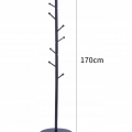 Wieszak stojący na ubrania podłogowy 170 metalowy
