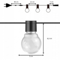 Girlandy led ogrodowe xxl do łączenia - na prąd, hurt - zdjęcie 3