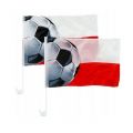 Flaga samochodowa 42x28 cm dla kibica Polska