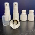 Butelka 10 ml HDPE biała oraz Atomizer 18/415 z kapturem ryflowany - zdjęcie 2