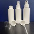 Butelka 100 ml HDPE biała oraz atomizer PS biały z nasadką - zdjęcie 2