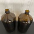 Butelka szklana 1000 ml amber PP 28 mm - zdjęcie 2