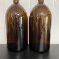 Butelka szklana syrop 1000 ml amber PP 28 - zdjęcie 1