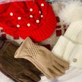 Czapki, szaliki, kominy, rękawiczki mix modeli i wzorów wyprzedaż - zdjęcie 1