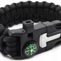 Bransoletka survival 5w1 paracord krzesiwo kompas surwiwal - zdjęcie 2