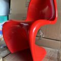 Krzesełko dziecięce Panton Junior czerwone - zdjęcie 1
