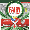 Sprzedam kapsułki do zmywarki Fairy Platinum Plus lemon 75 szt.