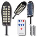 Lampa Solarna Mocna Uliczna Latarnia Pilot Czujnik Ruchu Zmierzchu LED - zdjęcie 2